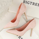 Pointed high heels (9CM and free shipping)